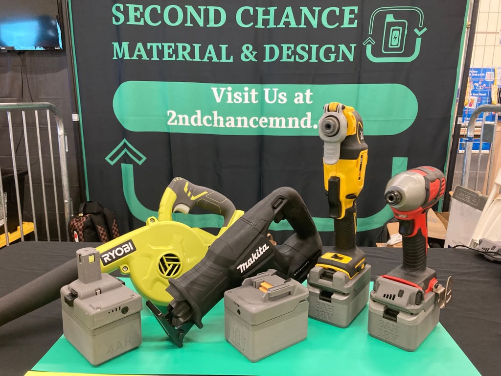 18V Universal Battery product suite on tool brands